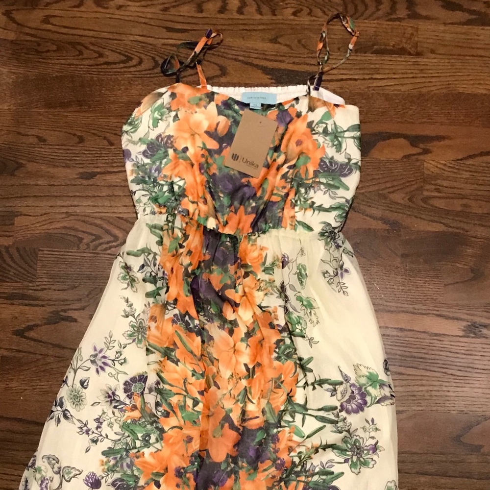Camilla Tree silk maxi dress size M